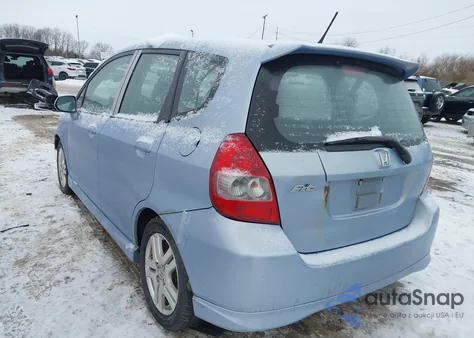 2008 Honda Fit Sport z USA, uszkodzony, nr VIN JHMGD38658S060478